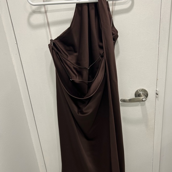 House of CB Chocolate One Shoulder Dress - Picture 4 of 4